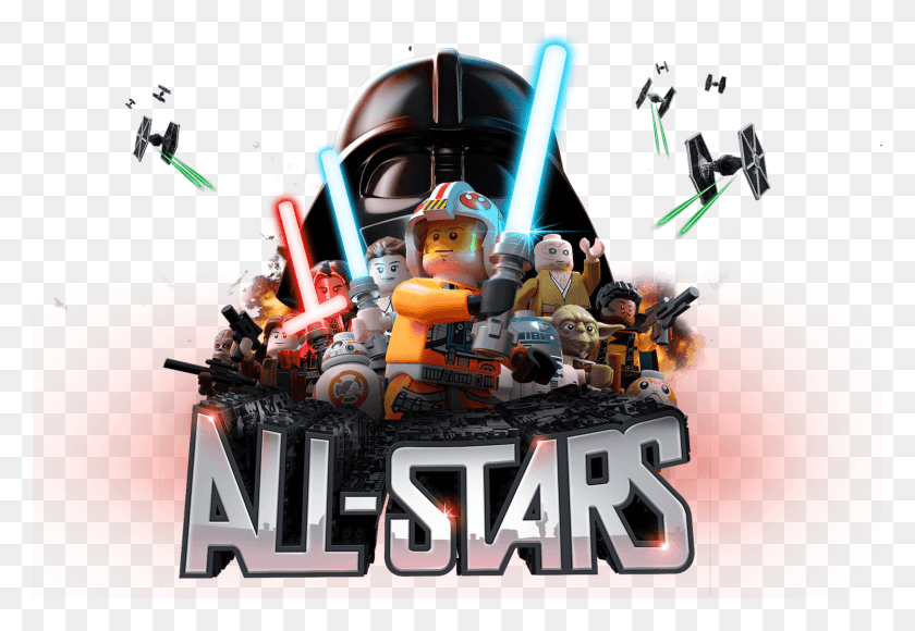 1500x1000 Lego Star Wars Lego Star Wars All Stars, Poster, Advertisement, Flyer HD PNG Download