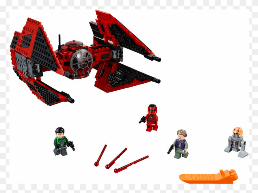 981x717 Lego Star Wars Major Vonreg Tie Fighter, Toy, Robot, Person HD PNG Download