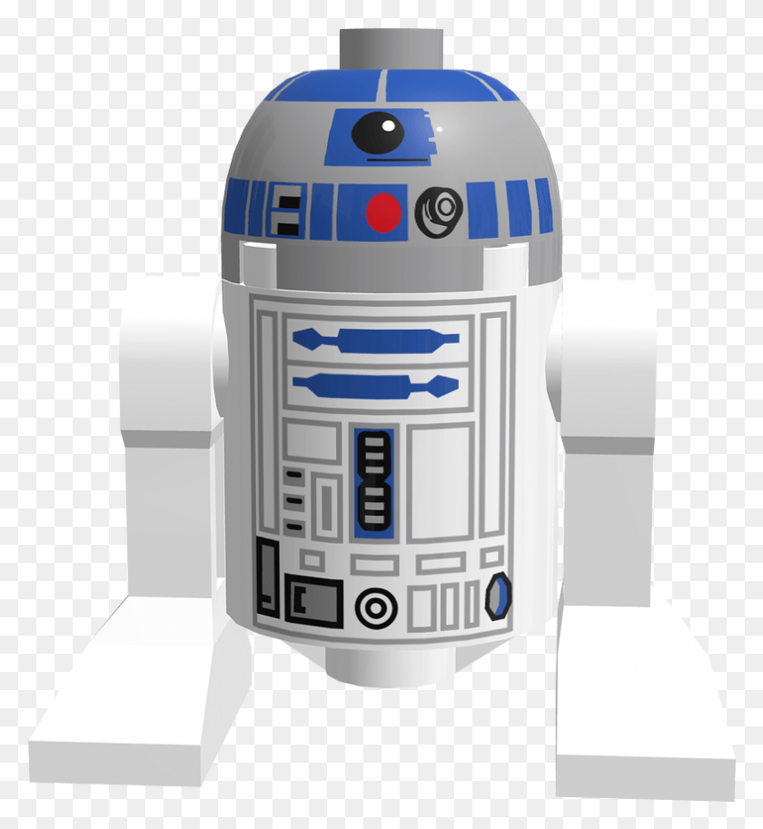 787x861 Лего Звездные Войны R2D2 R2, Робот Hd Png Скачать