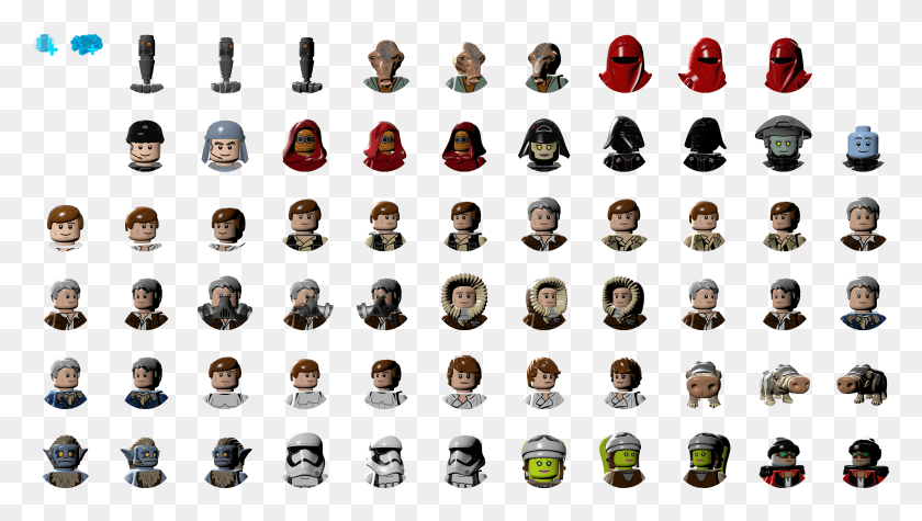 5602x2982 Lego Star Wars The Force Awakens Logo Lego Star Wars Character Icons, Person, Human, Plant HD PNG Download