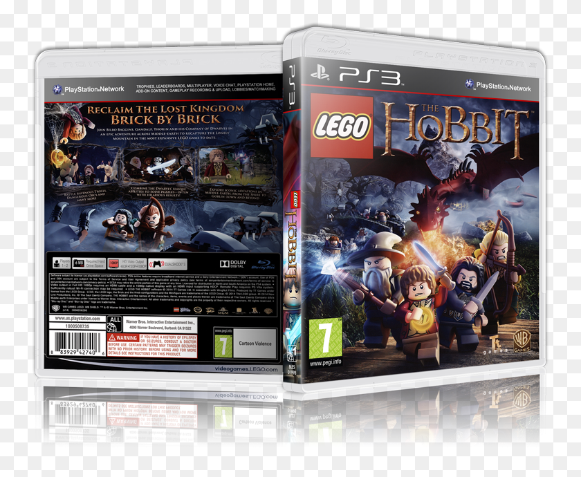 749x630 Lego The Hobbit Ps3 Cover By Fantaspt Lego The Hobbit, Person, Human, Dvd HD PNG Download