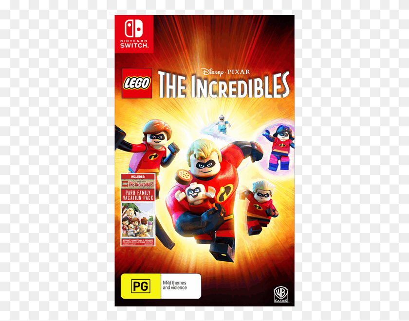 372x601 Lego The Incredibles Lego The Incredibles Switch Cover, Poster, Advertisement, Super Mario HD PNG Download