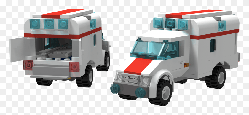 1503x633 Lego Trailer Truck, Van, Vehicle, Transportation HD PNG Download