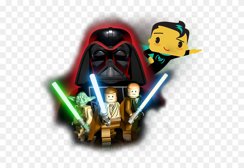 570x518 Descargar Png / Legos And Superfresh Star Wars Pastel Comestible, Duelo, Light, Toy Hd Png