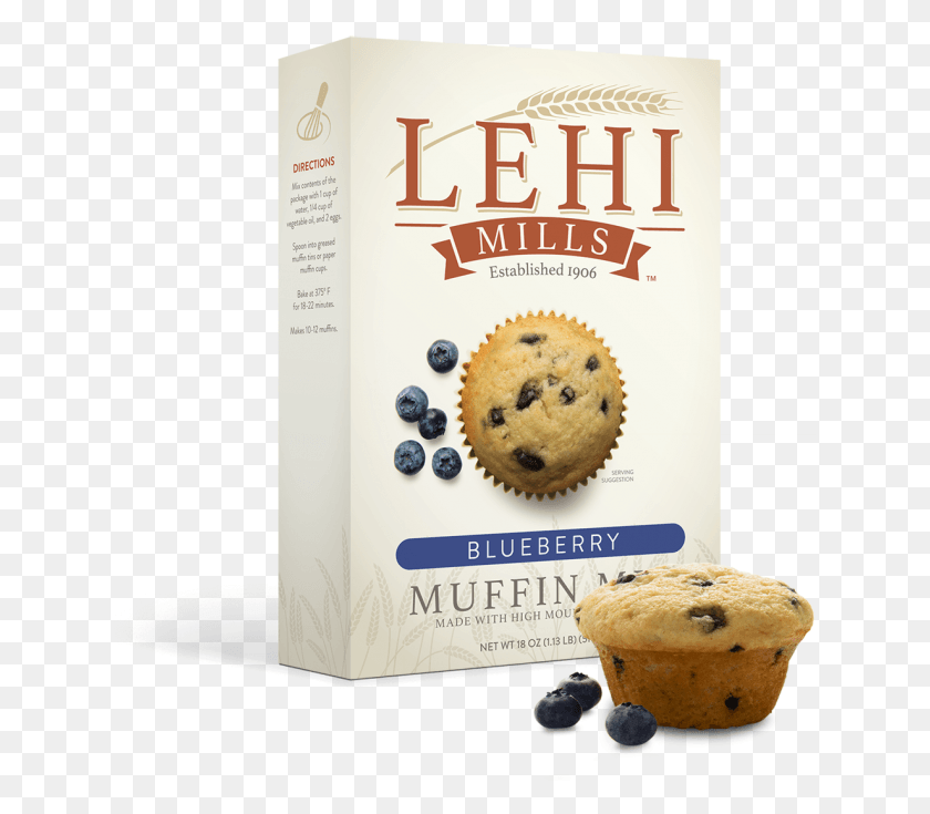 634x675 Lehi Roller Mills Blueberry Muffin Mix, Cookie, Food, Biscuit HD PNG Download