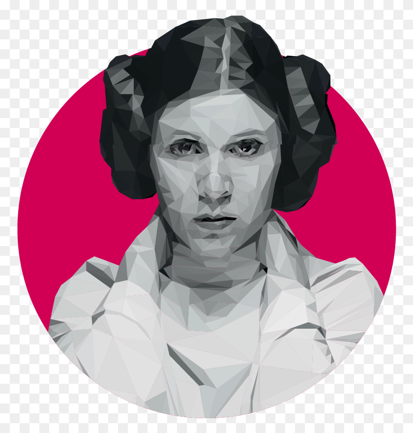 772x820 Leia Drawing Transparent Quotes From Carrie Fisher, Head, Face HD PNG Download