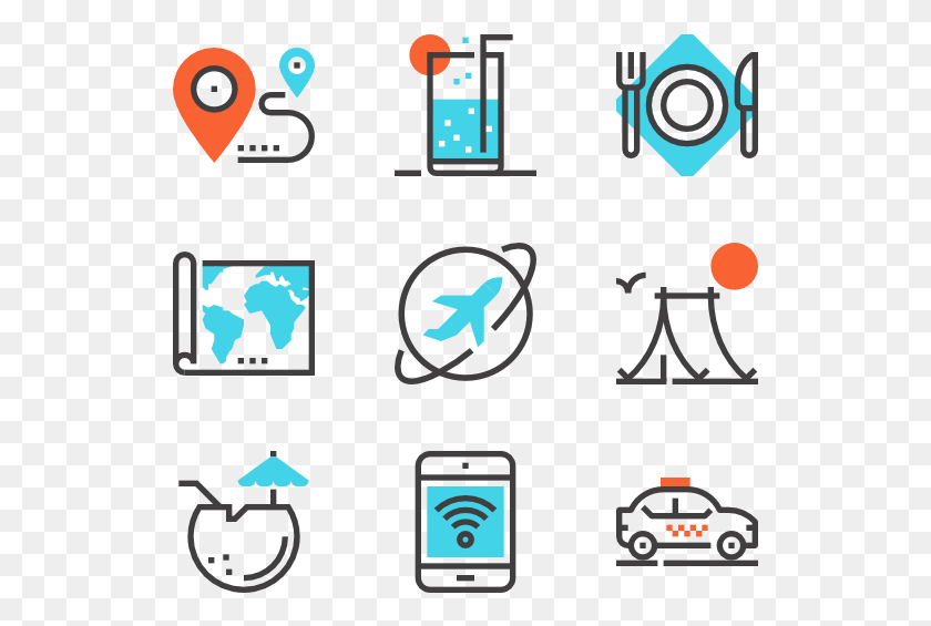 529x505 Leisure And Tourism Iconos De Turismo, Mobile Phone, Phone, Electronics HD PNG Download