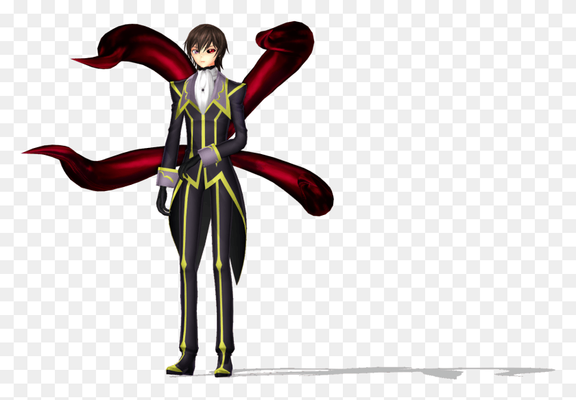 1488x1000 Lelouch Vi Britannia Full Body Lelouch As A Ghoul, Person, Human, Toy HD PNG Download