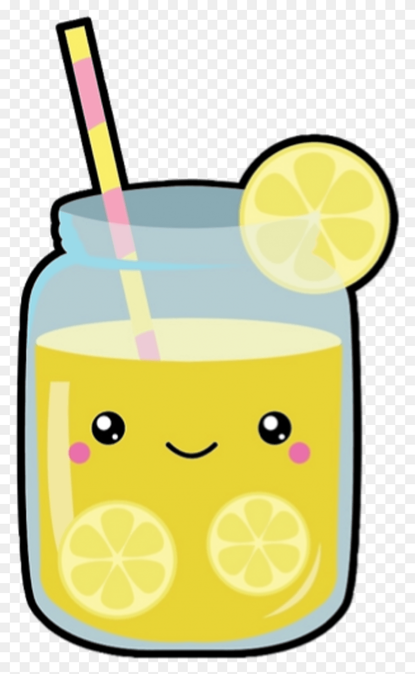 850x1422 Lemon Juice Kawaii Clipart Lemon Juice Kawaii, Lemonade, Beverage, Drink HD PNG Download