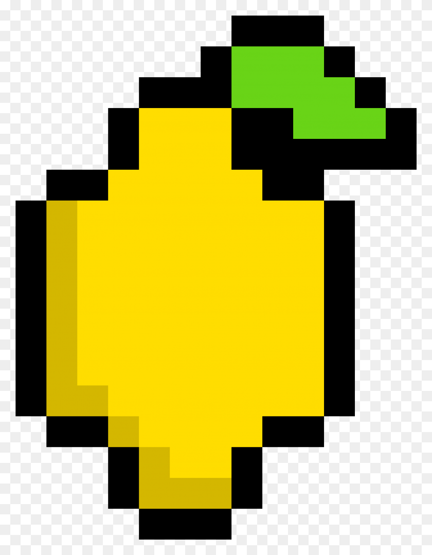 2601x3401 Лимонный Пиксель Арт Милое Мороженое, Первая Помощь, Символ, Pac Man Hd Png Скачать