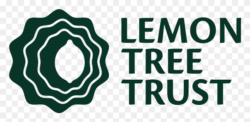 958x433 Lemon Tree Trust Final Logo, Text, Rug, Plant HD PNG Download