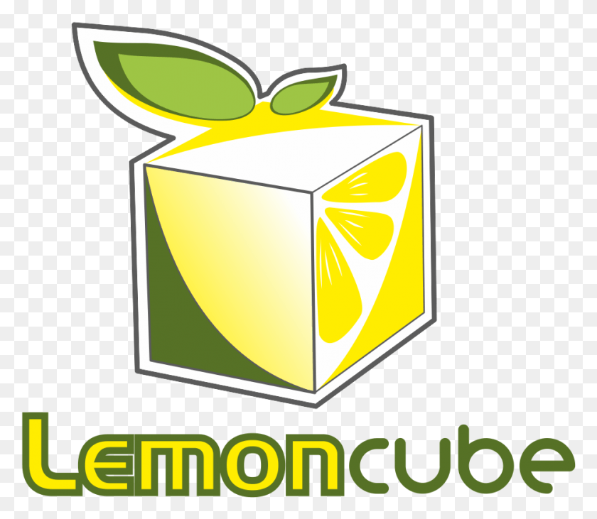 937x807 Lemoncube Logotipo Quadrado Graphic Design, Gift, Flyer, Poster HD PNG Download