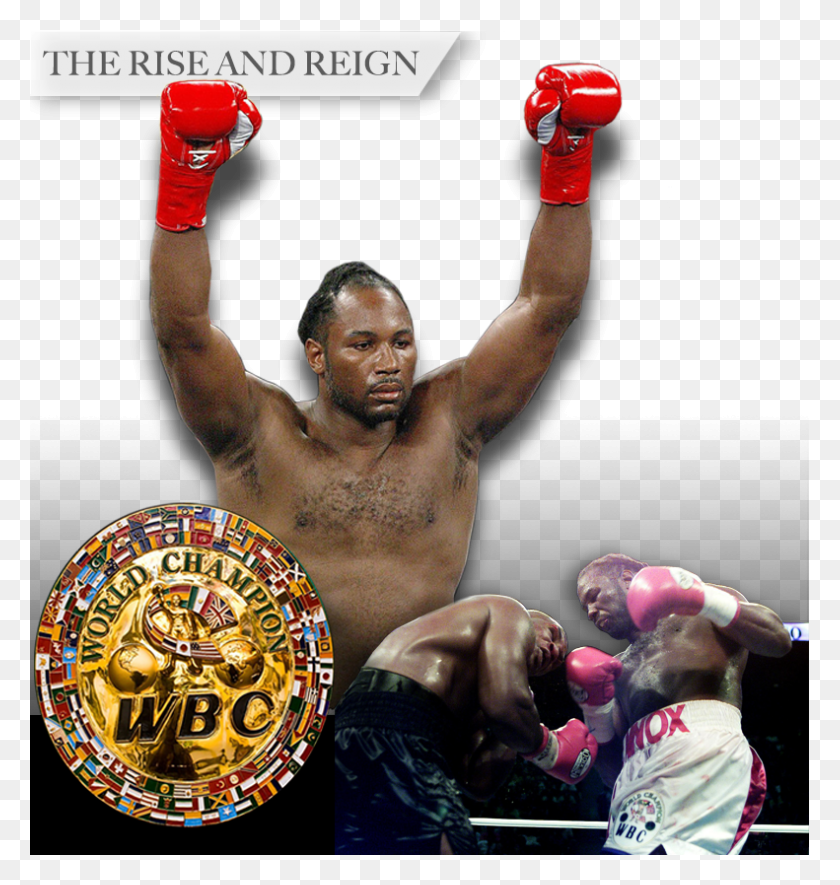 791x837 Lennox Lewis Has Accomplished More In One Boxing Career Cinturon Wbc, Person, Human, Sport HD PNG Download