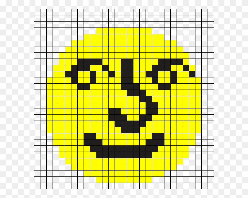 610x610 Ленни Лицо Emoji Гарри Поттер Pixel Art Easy, Символ, Текст, Pac Man Hd Png Скачать