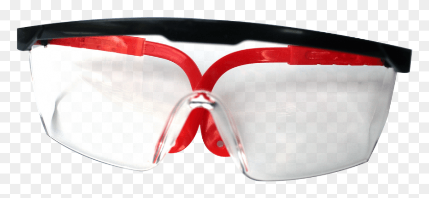 848x357 Lentes De Proteccin Clsico Transparente Marco Negro Silver, Glasses, Accessories, Accessory HD PNG Download
