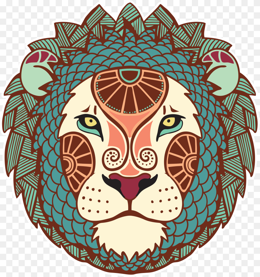 Leo, Art, Pattern, Home Decor, Drawing Transparent PNG