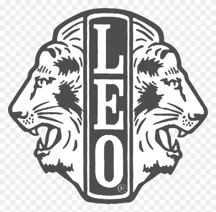 1410x1388 Descargar Png Los Clubes Leo La Asociación Internacional De Clubes De Leones Servicio Leos Club, Stencil, Símbolo, Logotipo Hd Png