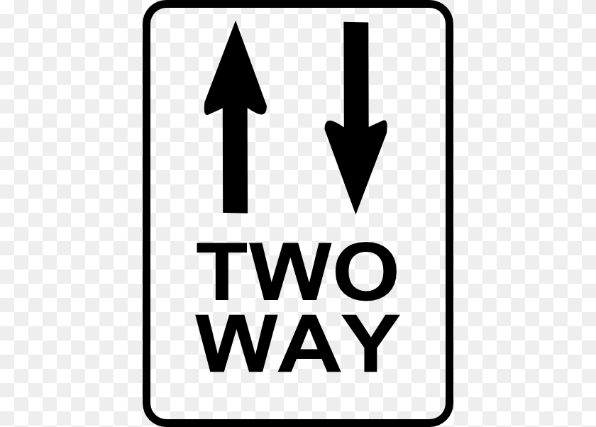 Leomarc Sign Two Way Clip Art Vector, Symbol, Road Sign Clipart PNG