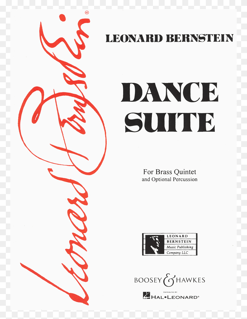 771x1025 Descargar Png Leonard Bernstein Dance Suite Chichester Psalms, Texto, Caligrafía, Escritura A Mano Hd Png