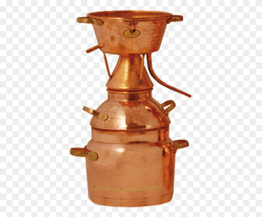 393x635 Descargar Png Leonardo Da Vinci Destilador De Aceites Esenciales 5L Kupferdestille, Cerámica, Tarro, Pastel De Boda Hd Png