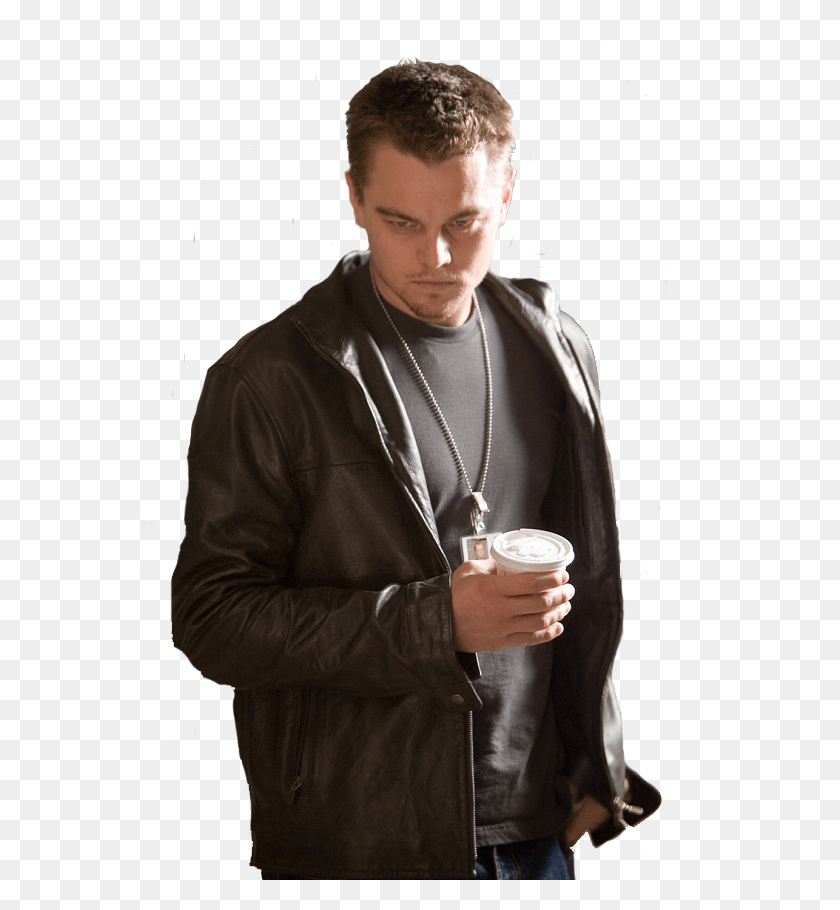 566x850 Leonardo Dicaprio Image Di Caprio The Departed, Clothing, Apparel, Jacket HD PNG Download