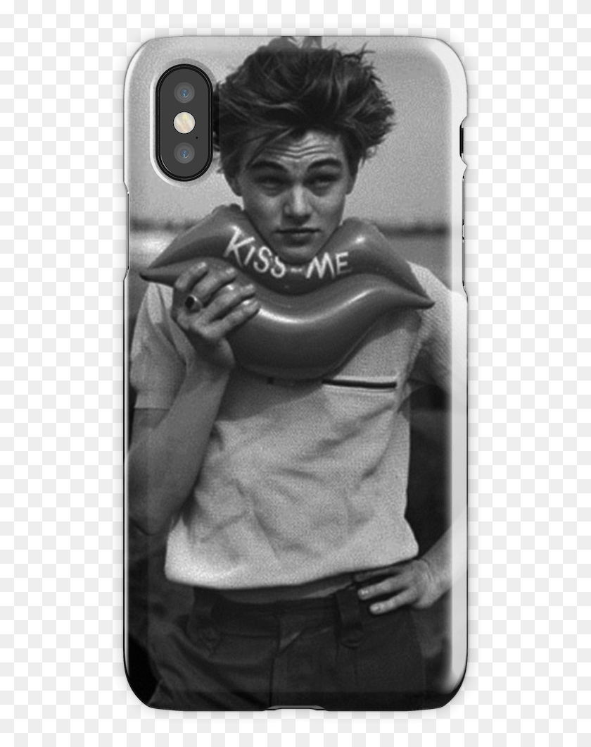 534x1000 Леонардо Дикаприо Iphone X Snap Case Молодой Леонардо Дикаприо Поцелуй, Человек, Человек, Лицо Hd Png Скачать