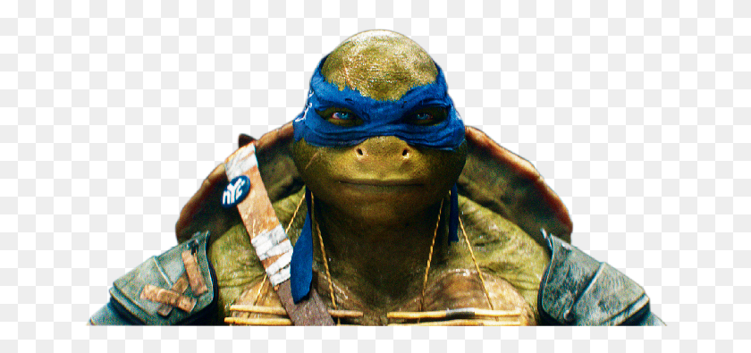 656x335 Leonardo Ninja Turtle New Movie, Head, Face, Person HD PNG Download