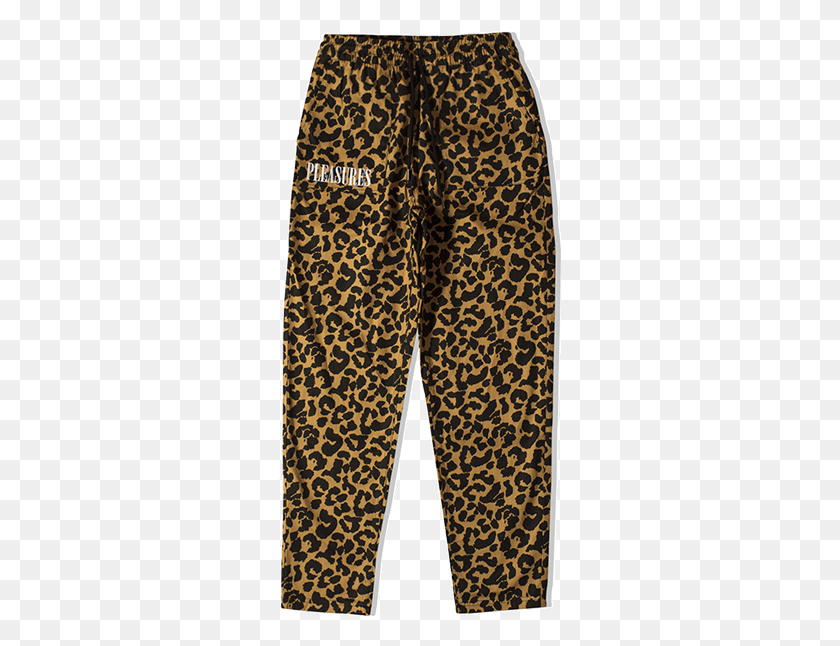 282x586 Leopard Beach Pant P19s104010 0010 Tan Pajamas, Pants, Clothing, Apparel HD PNG Download
