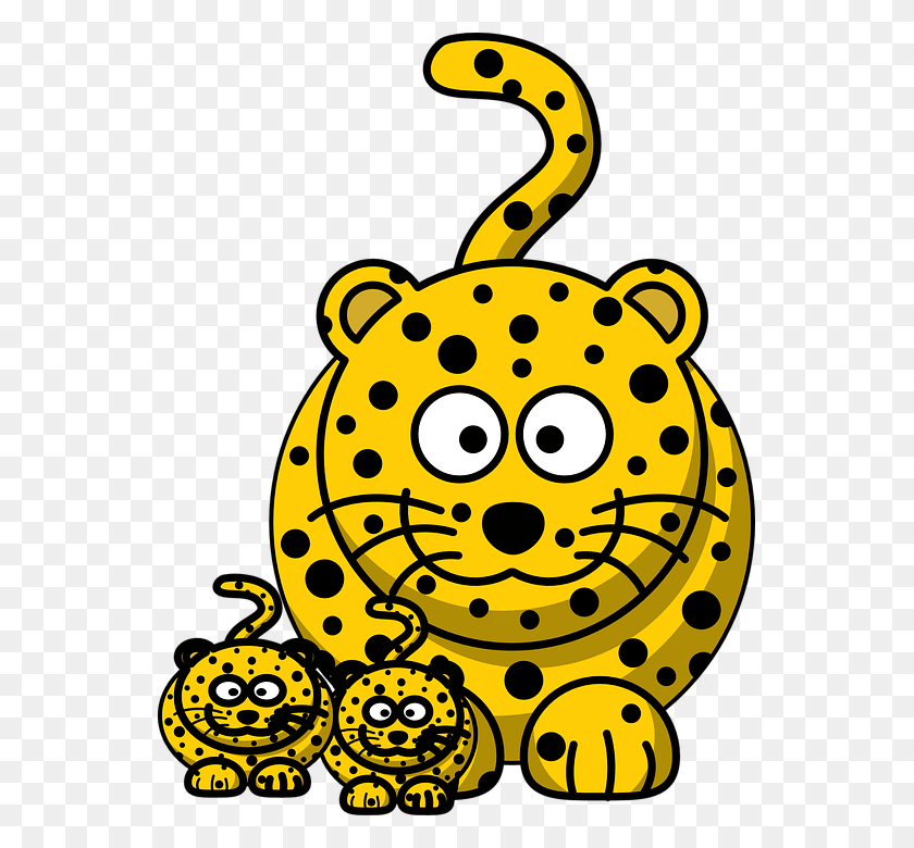 549x720 Leopard Cheetah Hunting Leopard Baby Mom Animal Cheetah Kids, Graphics, Pattern HD PNG Download