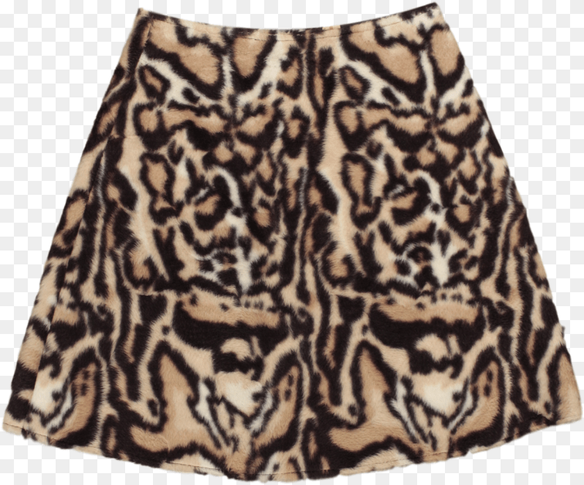 Leopard Mini Skirt Miniskirt, Clothing, Home Decor, Rug, Coat PNG