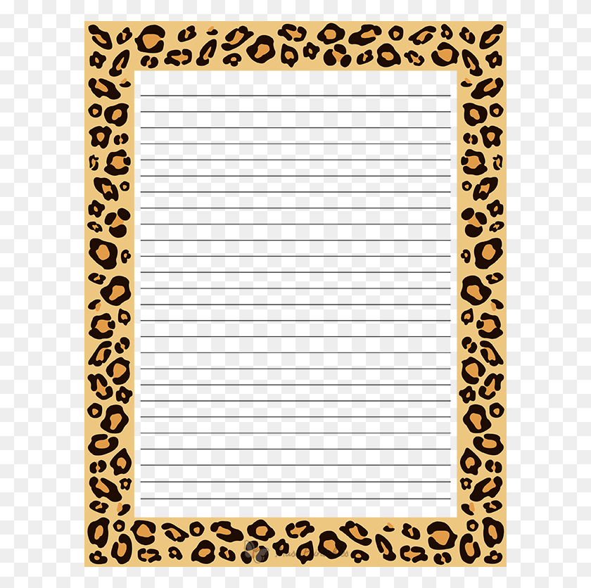 600x776 Leopard Print Stationery Animal Print, Rug, Texture, Wall HD PNG Download
