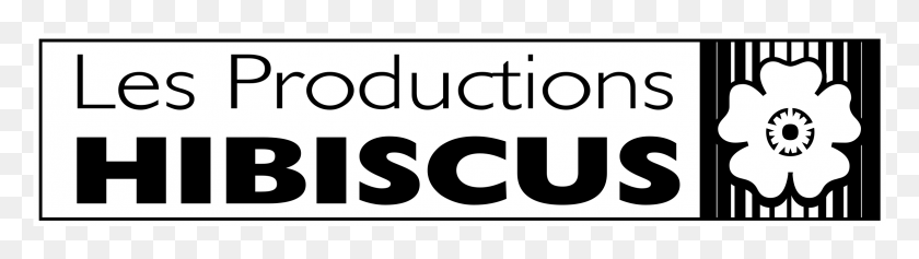 2331x529 Descargar Png Les Productions Hibiscus Logotipo, Texto, Etiqueta, Word Hd Png