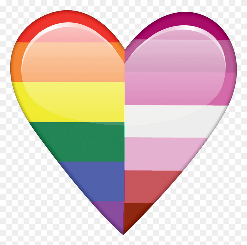 1167x1156 Lesbian Solidarity Feel Free To Use This For Stuff Heart, Balloon, Ball, Plectrum HD PNG Download