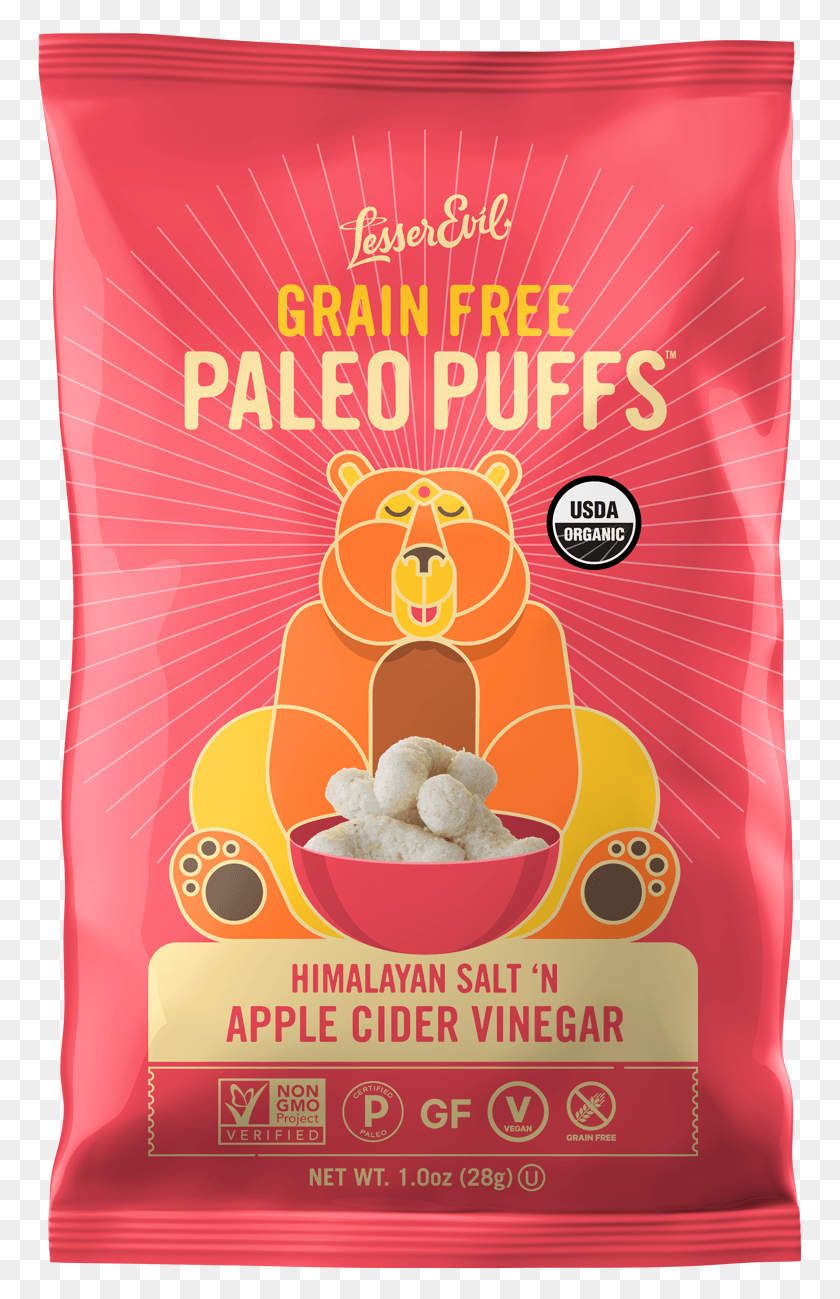 765x1239 Lesserevil Paleo Puffs, Advertisement, Flyer, Poster HD PNG Download