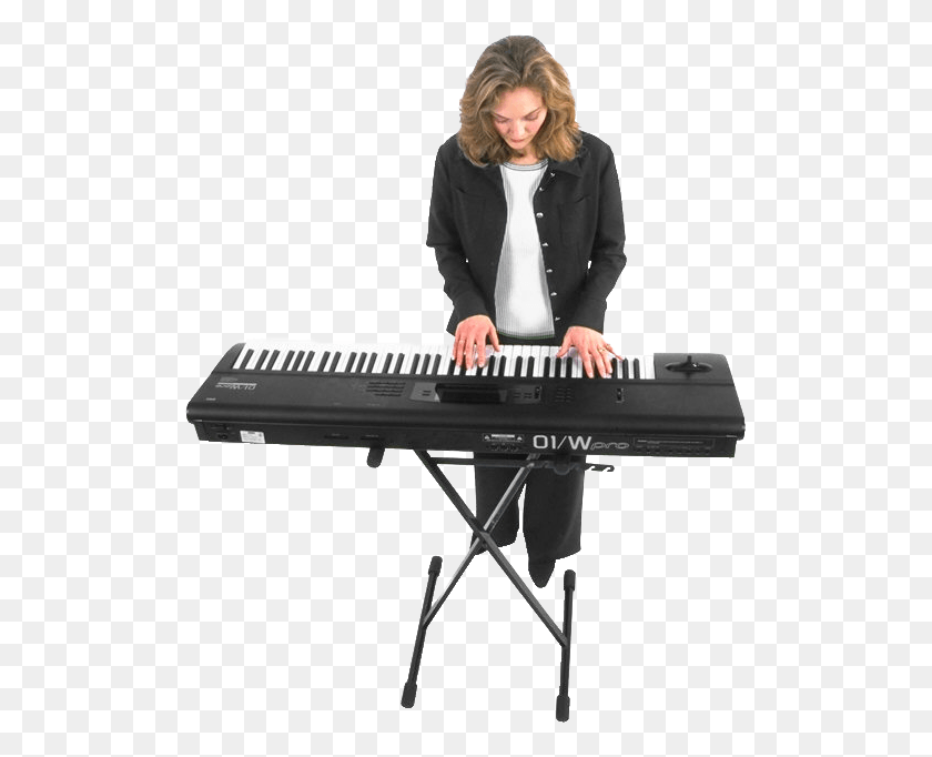 507x622 Lessons Information Playing A Keyboard, Person, Human, Electronics HD PNG Download