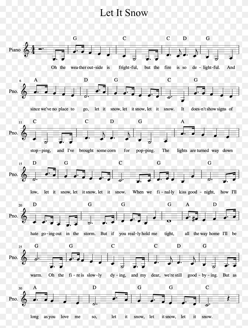 2246x3019 Let It Snow Chords Score Coraz Bliej Nuty, Gray, World Of Warcraft HD PNG Download