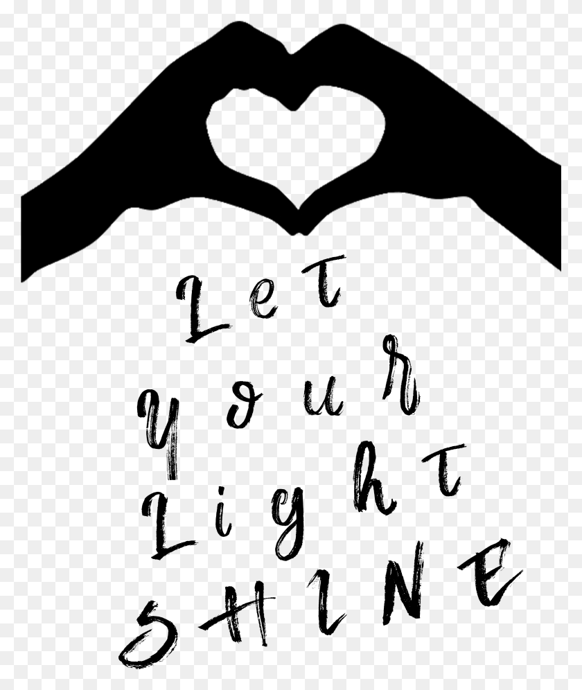 2401x2884 Let Your Light Shine Printable Hand Heart Svg, Batman Logo, Symbol HD PNG Download