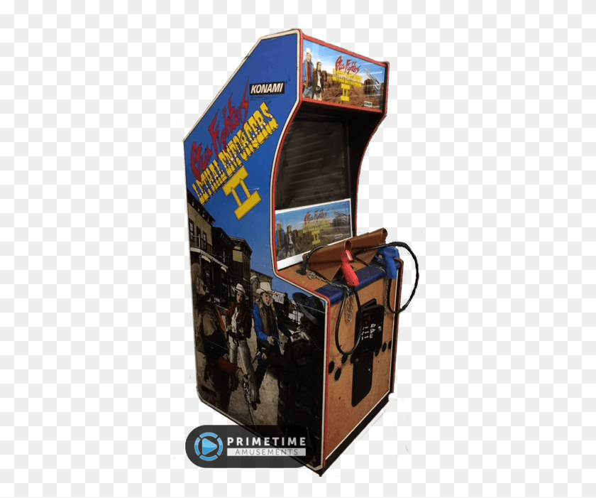 351x641 Lethal Enforcers Ii Arcade Game By Konami Lethal Enforcers 2 Arcade, Person, Human, Arcade Game Machine HD PNG Download