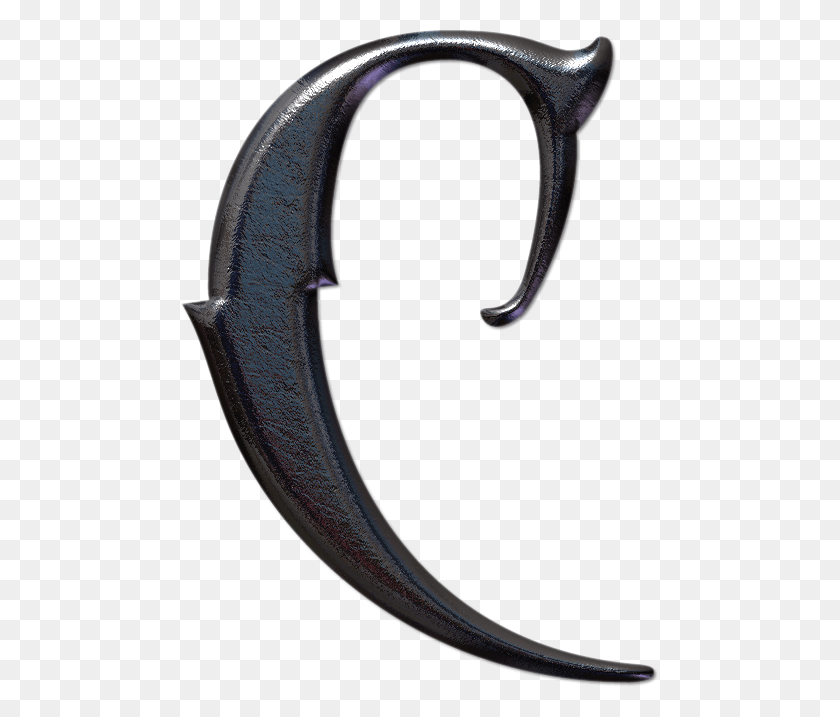 478x657 Descargar Png Letra C En Gotico, Herradura, Serpiente, Reptil Hd Png