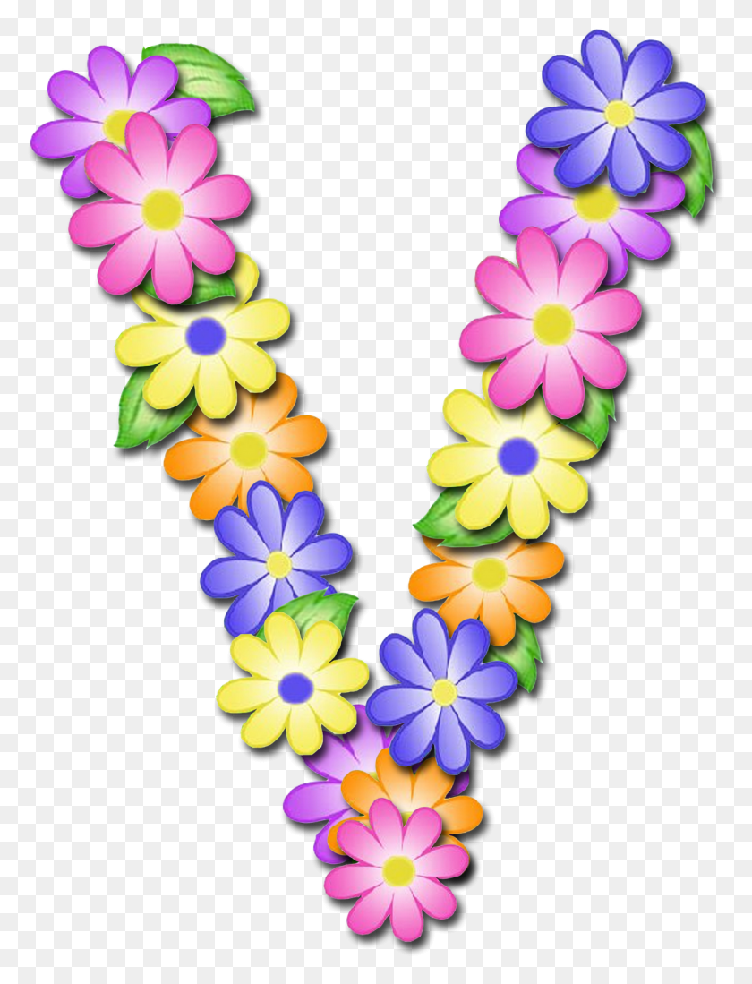 1138x1516 Letras Con Flores Primavera, Растение, Цветок, Цветение Hd Png Скачать
