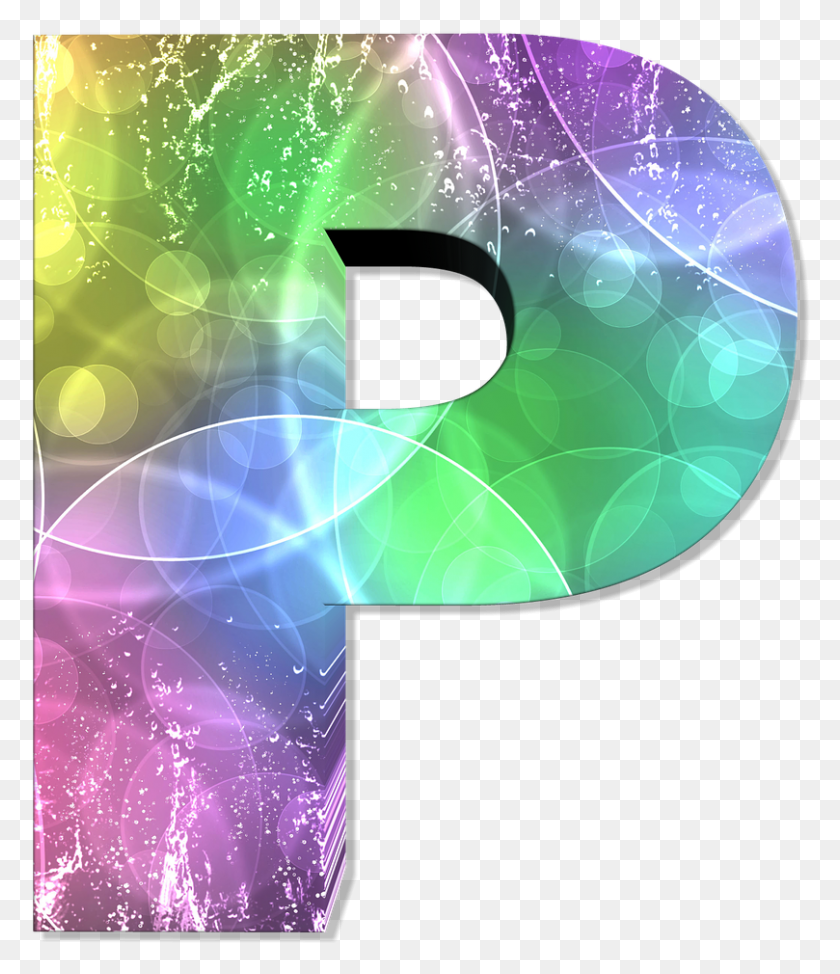 809x948 Descargar Png Letra 3D P Gráficos Transparente Letra E, La Luz, Púrpura Hd Png