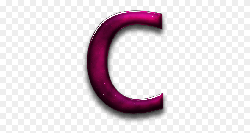 296x388 Letter C Files Crescent, Purple, Horn, Brass Section HD PNG Download