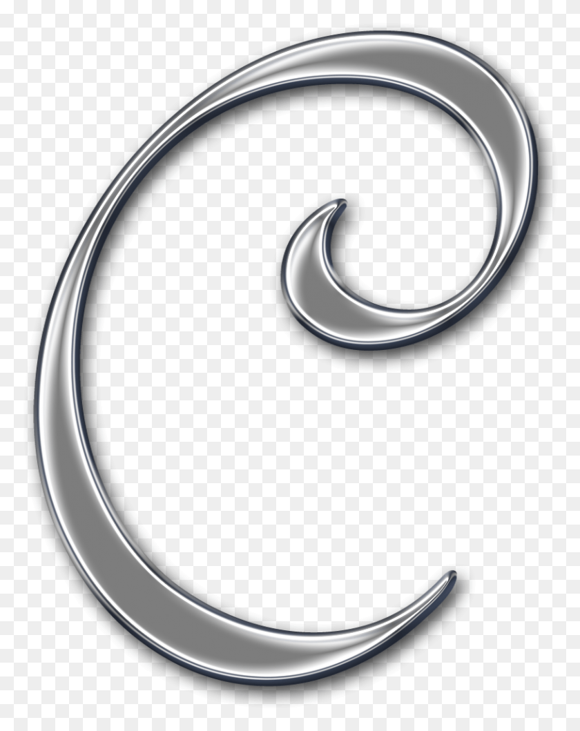 814x1043 Letter C Template Fancy Letter C, Emblem, Symbol, Horseshoe HD PNG Download