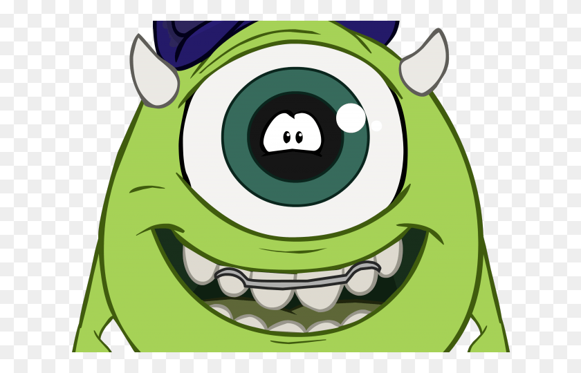 640x480 Letter Clipart Monsters Inc Mike Wazowski, Graphics, Green HD PNG Download