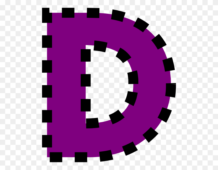516x597 Letter Clipart Purple Colorful Letter D, Spoke, Machine, Wheel HD PNG Download