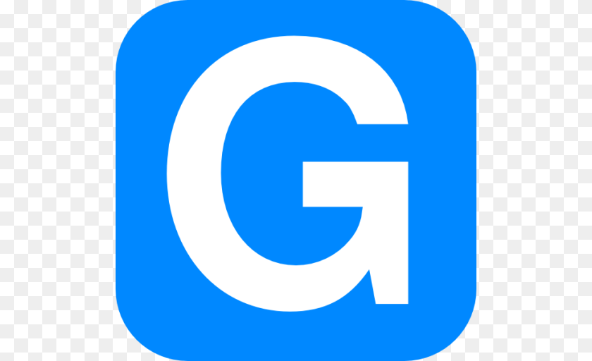 Letter G, Number, Symbol, Text Sticker PNG