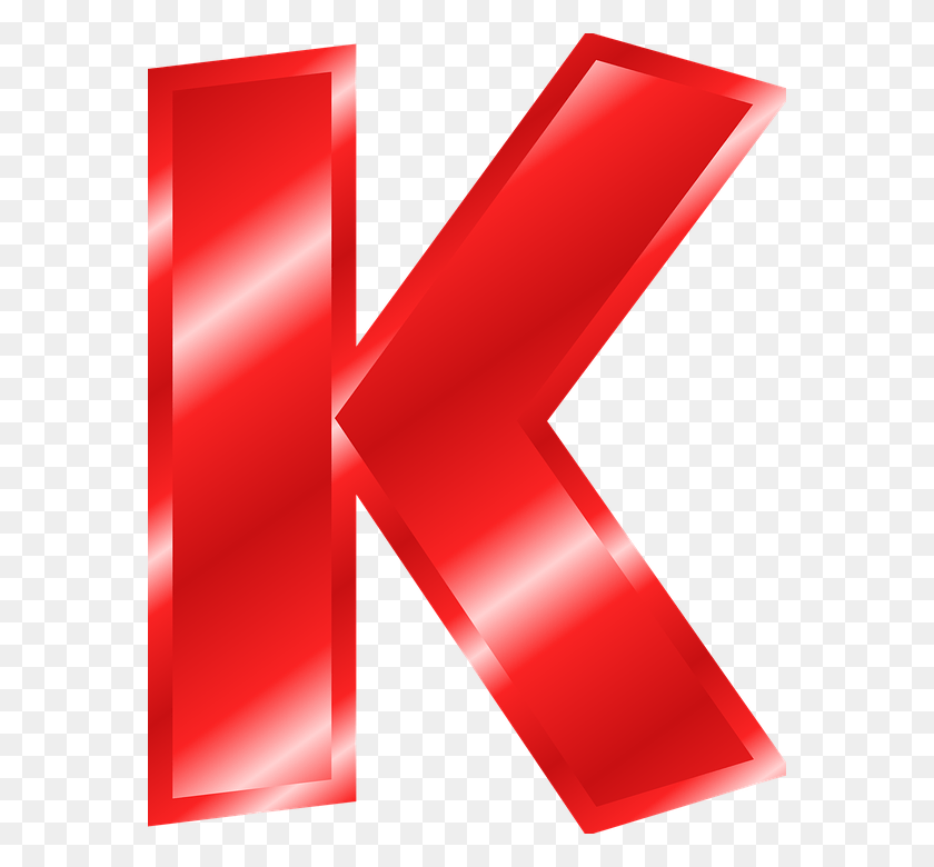 574x720 Letter K Letter K Clipart Red, Text, Alphabet, Symbol HD PNG Download