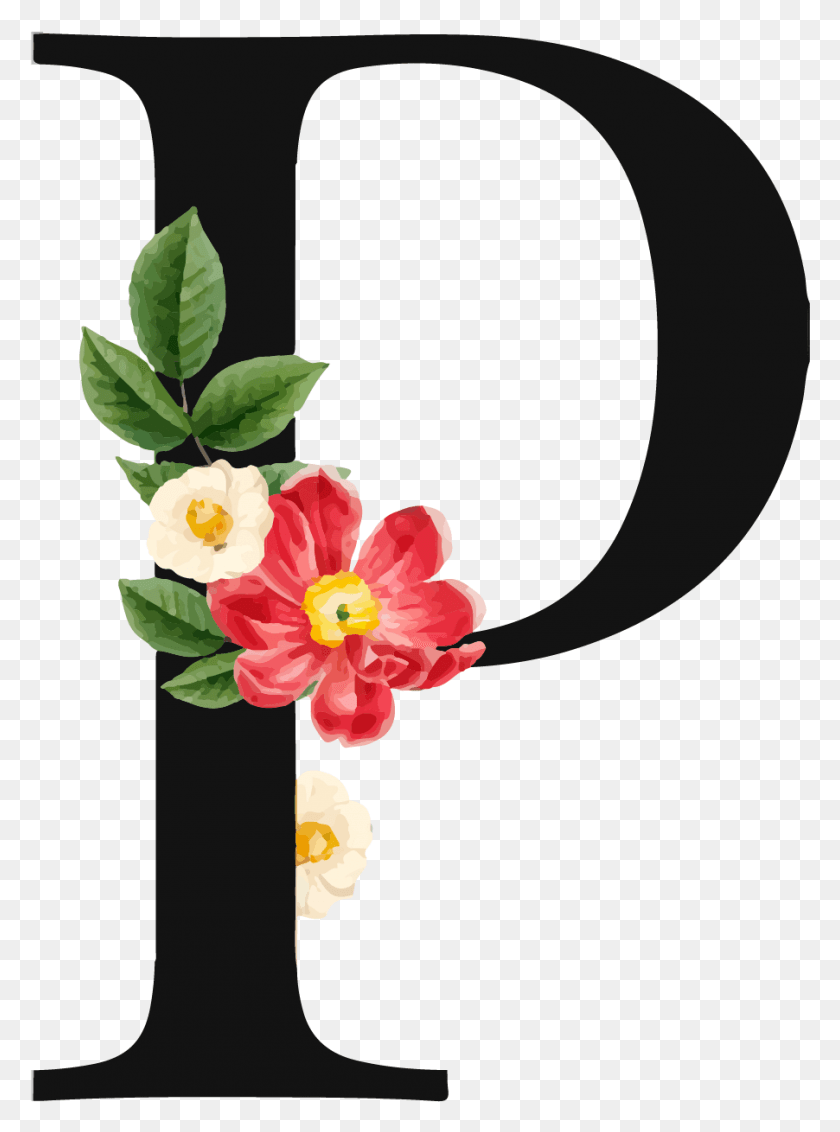 902x1240 Letter P Royalty Free Image Artificial Flower, Plant, Blossom, Daffodil HD PNG Download