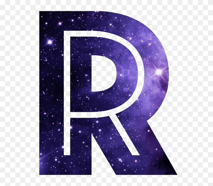 561x673 Letter R Image Letter R In Space, Text, Purple, Number HD PNG Download