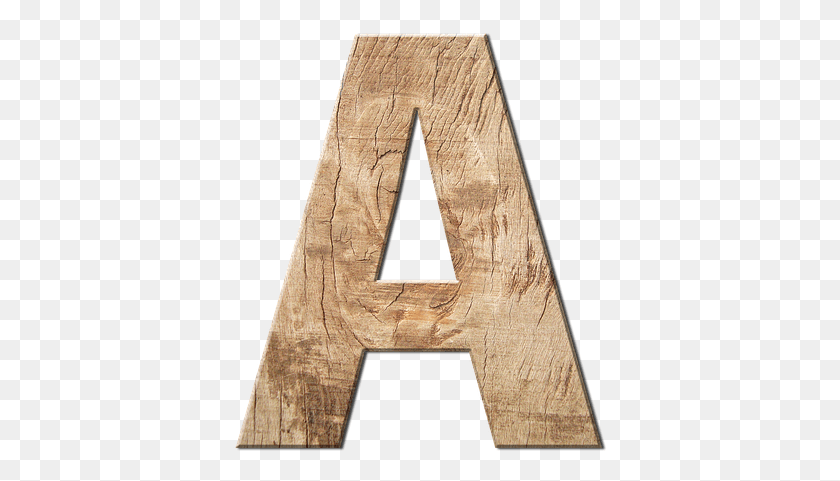 375x421 Letters Abc Wood Grain Education Gold Golden Wood, Alphabet, Text, Number HD PNG Download